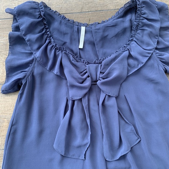 Bizz Blue Ruffled Dress - Picture 2 of 10